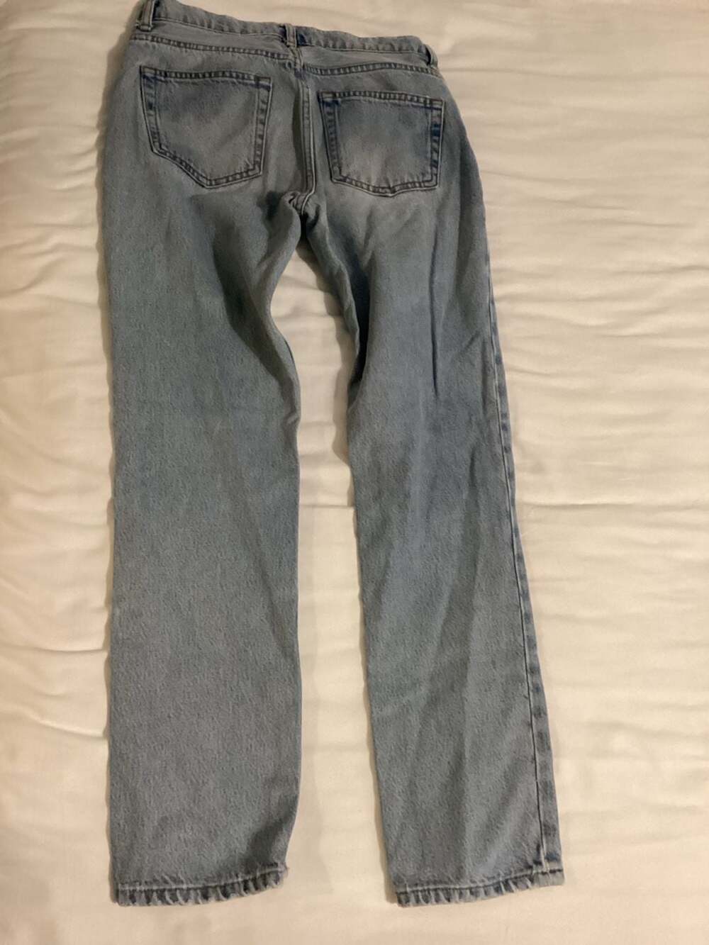 Reformation Julia High Cigarette Jean in Light Blue Wash Size 25
